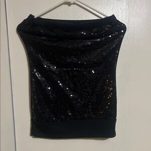 Rue21 Black Sequin tube top
